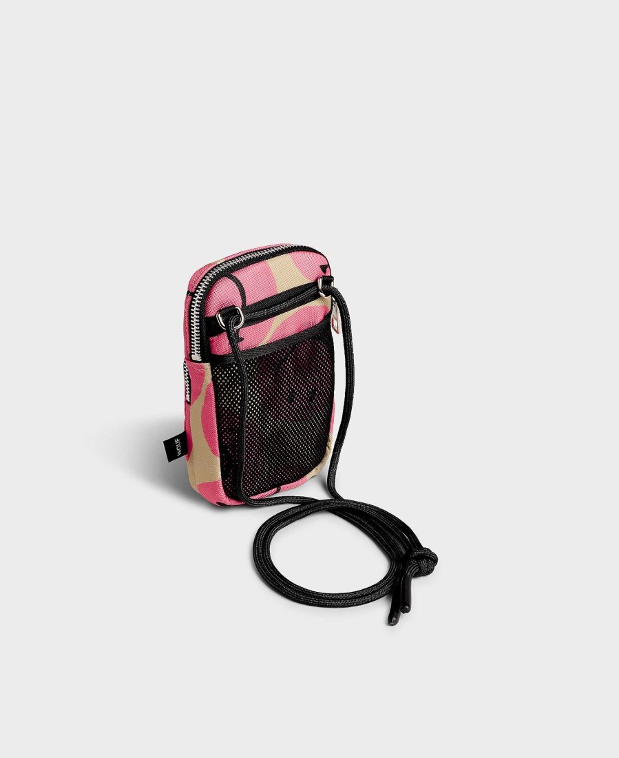 Manches Techniques WOUF | Sac Pour Telephone A Bandouliere Rose Smiley® Smiley Rose
